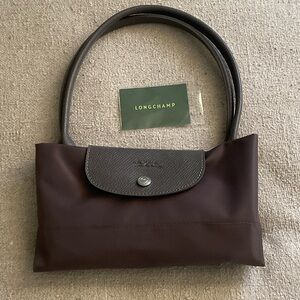 Longchamp large Dark Brown Shoulder Bag